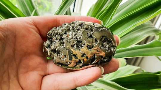 Pyrite Palmstone