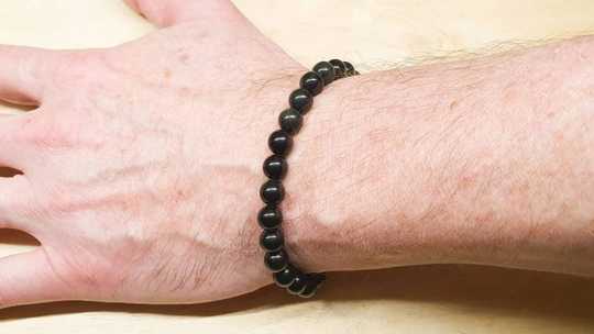 Men's Rainbow Obsidian Bracelet