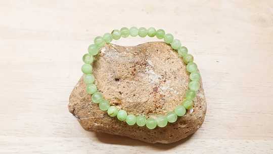 Green calcite bracelet