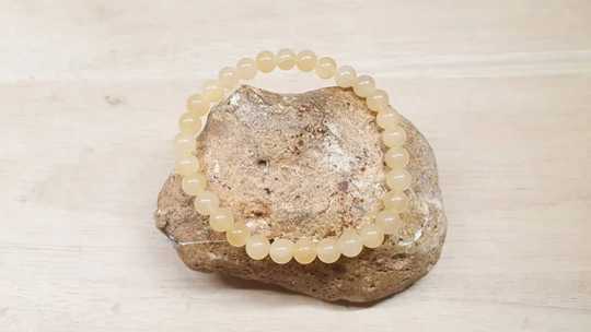 Yellow calcite bracelet