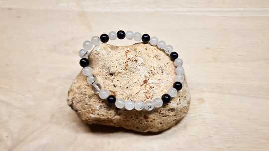 Black Rutilated Quartz Bracelet