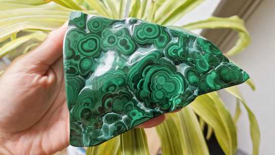 Large Malachite Museum piece