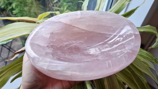 Large Rose Quartz Bowl