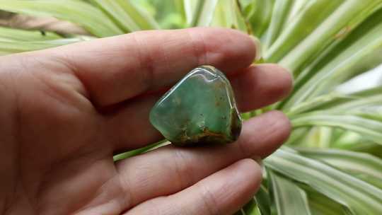 Small Chrysoprase worry stones