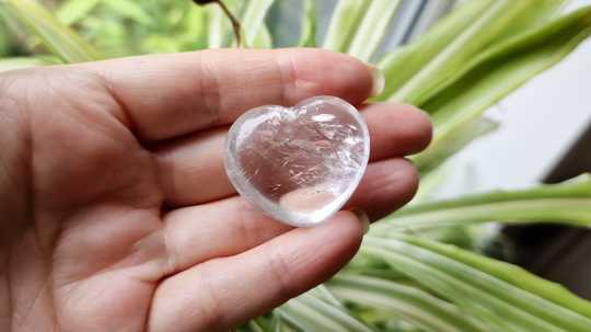 Clear Quartz Heart