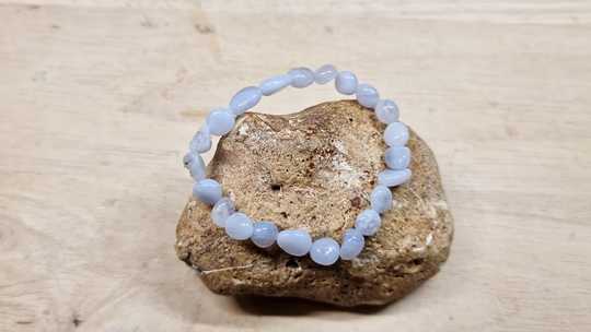 Blue lace agate bracelet