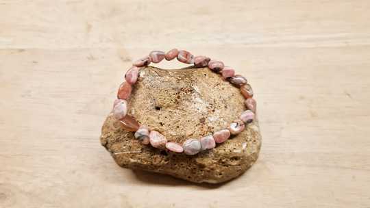 Rhodochrosite bracelet